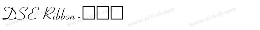 DSE Ribbon字体转换